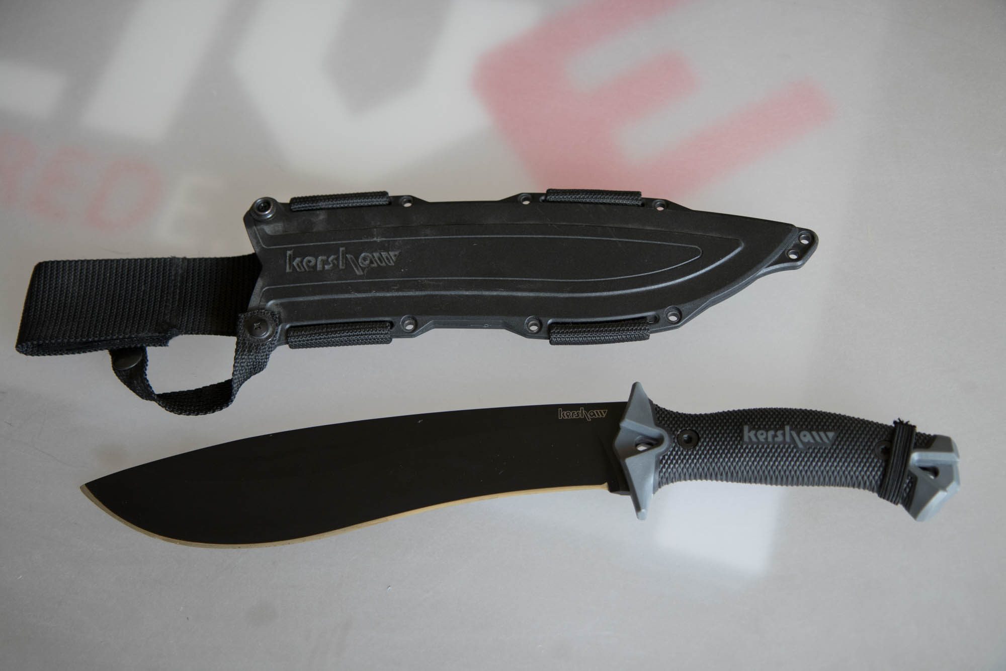 Kershaw Kukri Survival Knife with sheath